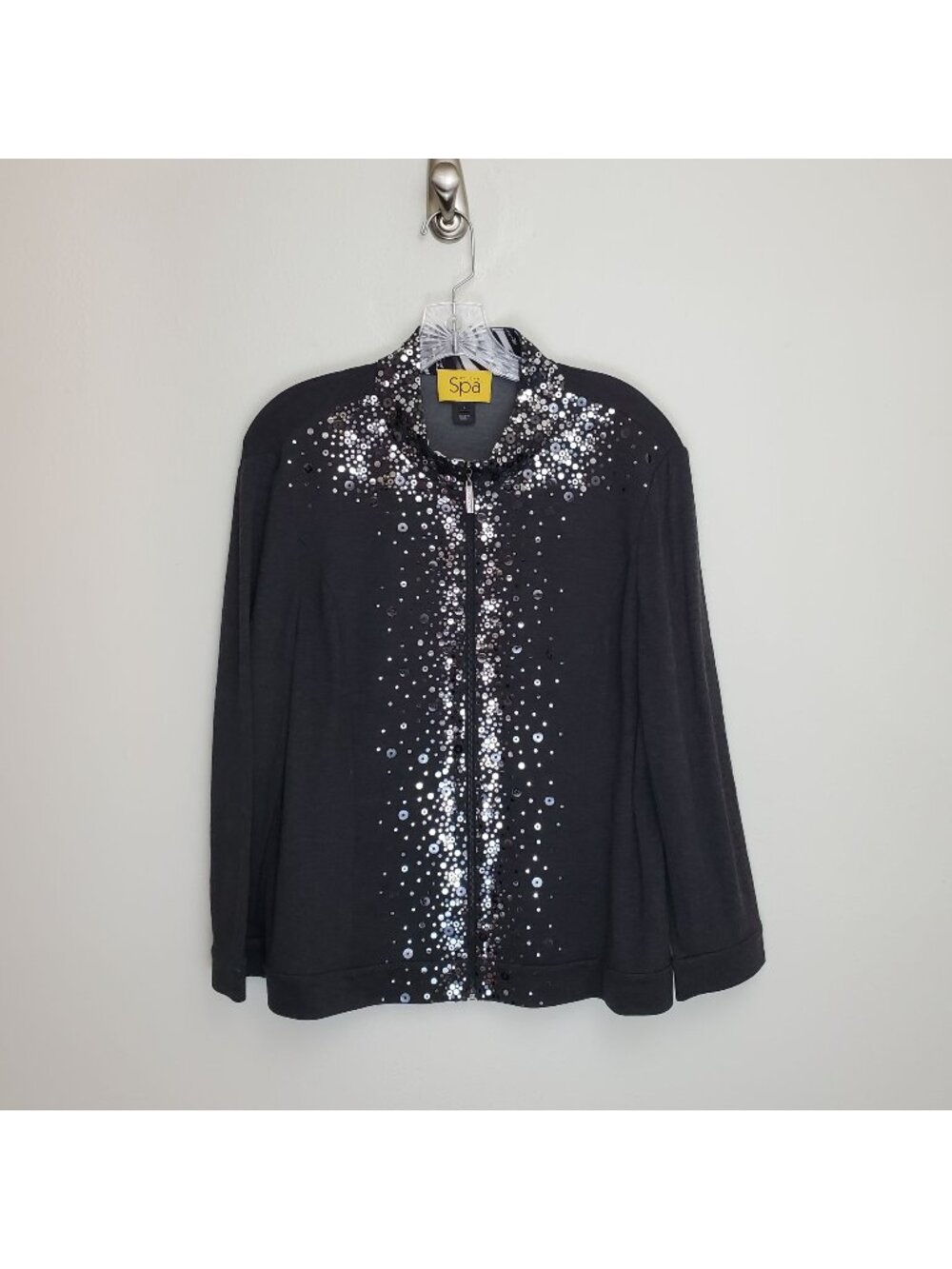 St. John Spa embellished Slate Jersey Jacket
